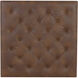 Endall 17 inch Black / Bravo Cognac Ottoman